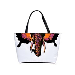 Elephant Art T- Shirtbutterfly Elephant T- Shirt Classic Shoulder Handbag