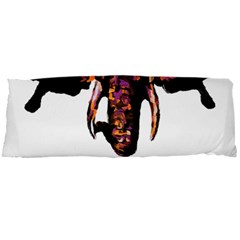 Elephant Art T- Shirtbutterfly Elephant T- Shirt Body Pillow Case Dakimakura (two Sides) by ZUXUMI