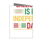 Calligraphy T- Shirtcalligraphy Is My Independence Day T- Shirt Mini Greeting Card Right