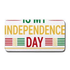 Calligraphy T- Shirtcalligraphy Is My Independence Day T- Shirt Medium Bar Mat by EnriqueJohnson