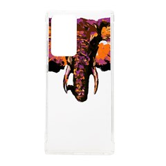 Elephant Art T- Shirtbutterfly Elephant T- Shirt Samsung Galaxy Note 20 Ultra Tpu Uv Case by ZUXUMI