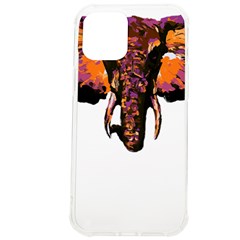 Elephant Art T- Shirtbutterfly Elephant T- Shirt Iphone 12 Pro Max Tpu Uv Print Case by ZUXUMI