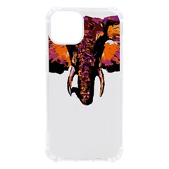 Elephant Art T- Shirtbutterfly Elephant T- Shirt Iphone 13 Tpu Uv Print Case by ZUXUMI