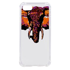 Elephant Art T- Shirtbutterfly Elephant T- Shirt Iphone Se by ZUXUMI