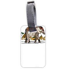 Elephant Art T- Shirtelephant T- Shirt Luggage Tag (two Sides) by ZUXUMI