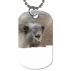 Camel T- Shirt Camel Portrait T- Shirt Dog Tag (one Side) by EnriqueJohnson