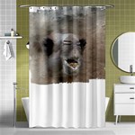 Camel T- Shirt Camel Portrait T- Shirt Shower Curtain 48  x 72  (Small)  Curtain(48  X 72 )