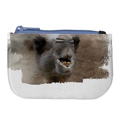 Camel T- Shirt Camel Portrait T- Shirt Large Coin Purse by EnriqueJohnson