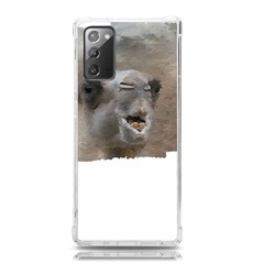 Camel T- Shirt Camel Portrait T- Shirt Samsung Galaxy Note 20 Tpu Uv Case by EnriqueJohnson