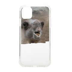 Camel T- Shirt Camel Portrait T- Shirt Iphone 11 Tpu Uv Print Case by EnriqueJohnson