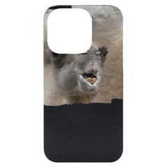 Camel T- Shirt Camel Portrait T- Shirt Iphone 14 Pro Black Uv Print Case by EnriqueJohnson