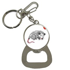 Opossum T-shirtsteal Your Heart Opossum 05 T-shirt Bottle Opener Key Chain