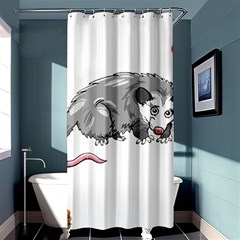 Opossum T-shirtsteal Your Heart Opossum 05 T-shirt Shower Curtain 36  X 72  (stall)  by EnriqueJohnson