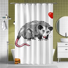 Opossum T-shirtsteal Your Heart Opossum 05 T-shirt Shower Curtain 48  X 72  (small)  by EnriqueJohnson