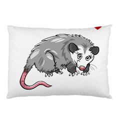 Opossum T-shirtsteal Your Heart Opossum 05 T-shirt Pillow Case (two Sides) by EnriqueJohnson