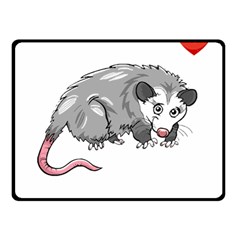 Opossum T-shirtsteal Your Heart Opossum 05 T-shirt Two Sides Fleece Blanket (small) by EnriqueJohnson