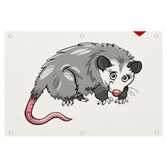 Opossum T-shirtsteal Your Heart Opossum 05 T-shirt Banner And Sign 6  X 4  by EnriqueJohnson