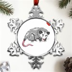 Opossum T-shirtsteal Your Heart Opossum 05 T-shirt Metal Small Snowflake Ornament Front