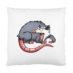 Opossum T-shirtwhite Look Calm Opossum 03 T-shirt (1) Standard Cushion Case (one Side) by EnriqueJohnson