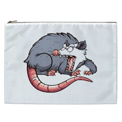 Opossum T-shirtwhite Look Calm Opossum 03 T-shirt (1) Cosmetic Bag (xxl) by EnriqueJohnson