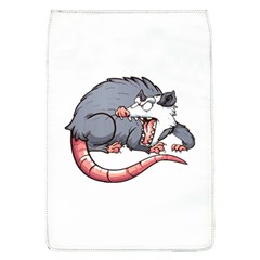 Opossum T-shirtwhite Look Calm Opossum 03 T-shirt (1) Removable Flap Cover (l) by EnriqueJohnson