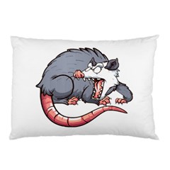 Opossum T-shirtwhite Look Calm Opossum 03 T-shirt Pillow Case (two Sides) by EnriqueJohnson