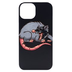 Opossum T-shirtwhite Look Calm Opossum 03 T-shirt Iphone 14 Black Uv Print Case by EnriqueJohnson