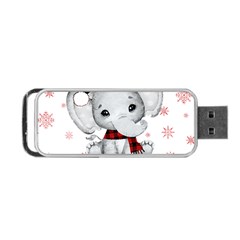 Elephant Art T- Shirtelephant T- Shirt Portable Usb Flash (two Sides) by ZUXUMI