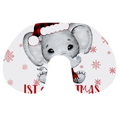 Elephant Art T- Shirtelephant T- Shirt Travel Neck Pillow by ZUXUMI