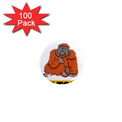 Orangutan T-shirtnope Not Today Orangutan 13 T-shirt 1  Mini Magnets (100 Pack)  by EnriqueJohnson