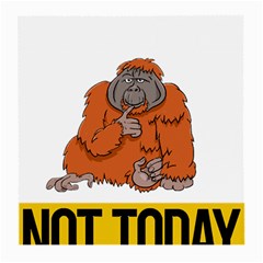 Orangutan T-shirtnope Not Today Orangutan 13 T-shirt Medium Glasses Cloth (2 Sides) by EnriqueJohnson