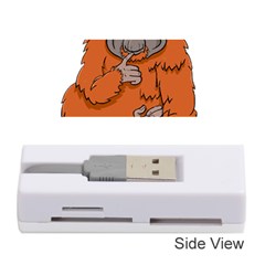 Orangutan T-shirtnope Not Today Orangutan 13 T-shirt Memory Card Reader (stick) by EnriqueJohnson