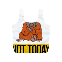 Orangutan T-shirtnope Not Today Orangutan 13 T-shirt Full Print Recycle Bag (s) by EnriqueJohnson