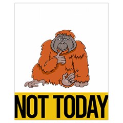 Orangutan T-shirtnope Not Today Orangutan 13 T-shirt Drawstring Bag (small) by EnriqueJohnson