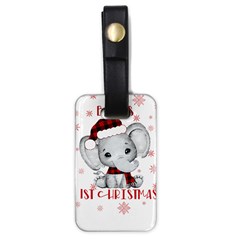 Elephant Art T- Shirtelephant T- Shirt Luggage Tag (one Side) by ZUXUMI