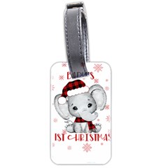 Elephant Art T- Shirtelephant T- Shirt Luggage Tag (two Sides) by ZUXUMI