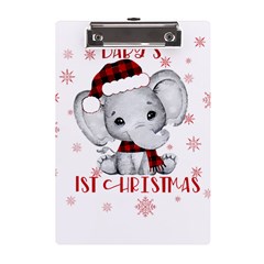 Elephant Art T- Shirtelephant T- Shirt A5 Acrylic Clipboard by ZUXUMI