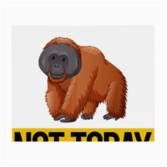 Orangutan T-shirtnope Not Today Orangutan 16 T-shirt Small Glasses Cloth by EnriqueJohnson