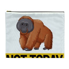 Orangutan T-shirtnope Not Today Orangutan 16 T-shirt Cosmetic Bag (xl) by EnriqueJohnson