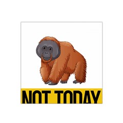 Orangutan T-shirtnope Not Today Orangutan 16 T-shirt Satin Bandana Scarf 22  X 22  by EnriqueJohnson