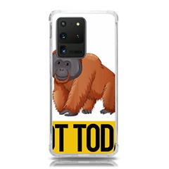 Orangutan T-shirtnope Not Today Orangutan 16 T-shirt Samsung Galaxy S20 Ultra 6 9 Inch Tpu Uv Case by EnriqueJohnson