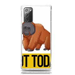 Orangutan T-shirtnope Not Today Orangutan 16 T-shirt Samsung Galaxy Note 20 Tpu Uv Case by EnriqueJohnson