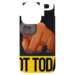 Orangutan T-shirtnope Not Today Orangutan 16 T-shirt Iphone 14 Pro Black Uv Print Case