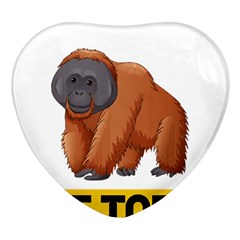 Orangutan T-shirtnope Not Today Orangutan 16 T-shirt Heart Glass Fridge Magnet (4 Pack) by EnriqueJohnson