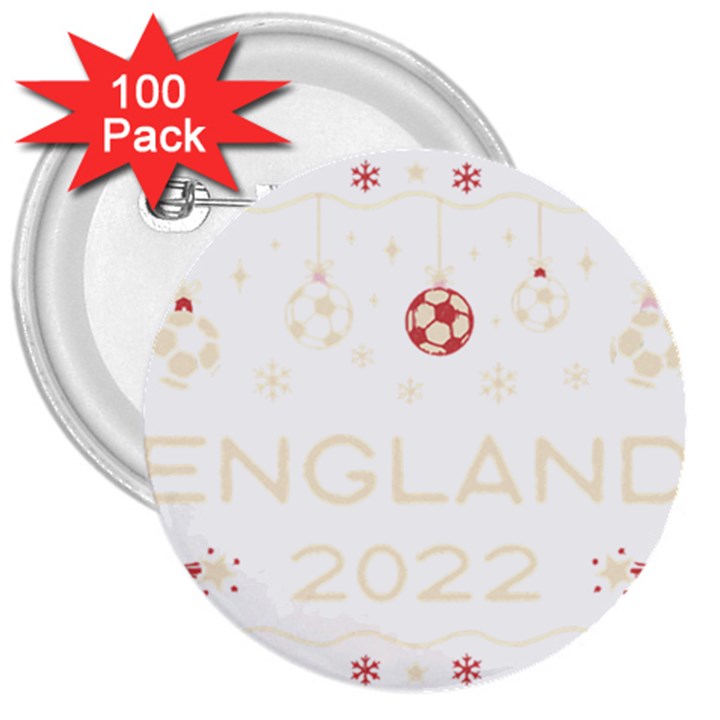 England T- Shirt England Ugly Christmas Sweater Soccer Football 2022 Xmas Pajama T- Shirt (1) 3  Buttons (100 pack) 