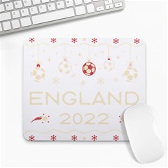 England T- Shirt England Ugly Christmas Sweater Soccer Football 2022 Xmas Pajama T- Shirt (1) Large Mousepad by ZUXUMI