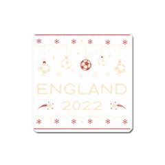 England T- Shirt England Ugly Christmas Sweater Soccer Football 2022 Xmas Pajama T- Shirt (1) Square Magnet by ZUXUMI