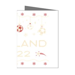 England T- Shirt England Ugly Christmas Sweater Soccer Football 2022 Xmas Pajama T- Shirt (1) Mini Greeting Cards (pkg Of 8) by ZUXUMI