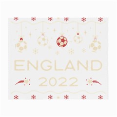 England T- Shirt England Ugly Christmas Sweater Soccer Football 2022 Xmas Pajama T- Shirt (1) Small Glasses Cloth (2 Sides) by ZUXUMI