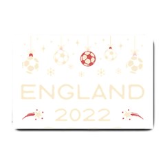 England T- Shirt England Ugly Christmas Sweater Soccer Football 2022 Xmas Pajama T- Shirt (1) Small Doormat by ZUXUMI